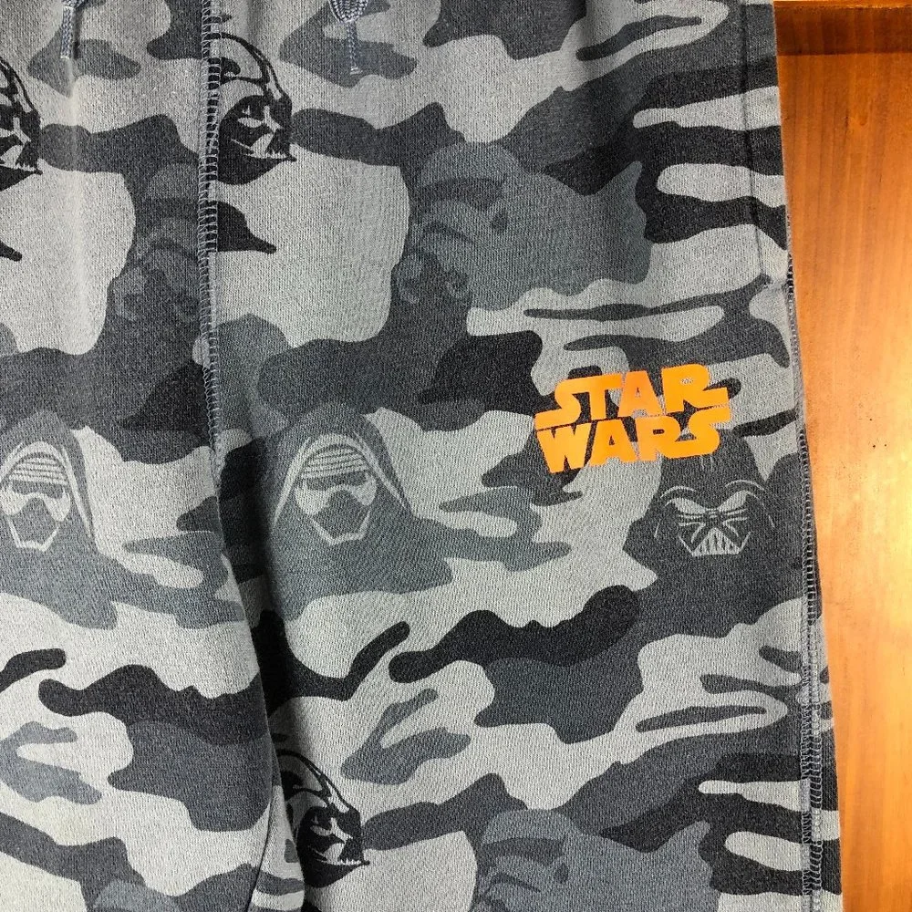 Gap Star Wars Blue Cozy Classic Camo Joggers Athletic Gym Comfy